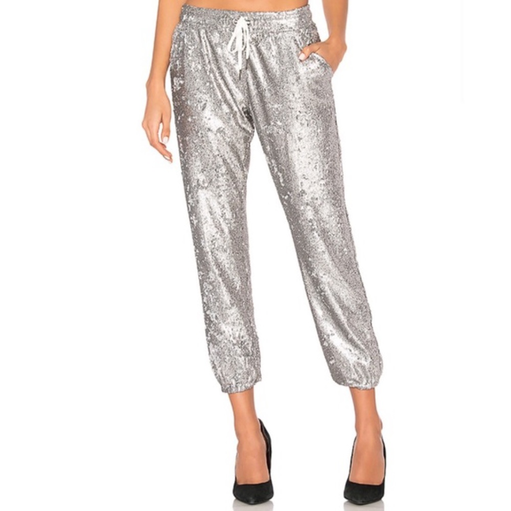 David Lerner Sequin Lounge Jogger